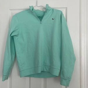 Girls XL vineyard vine 1/4 zip sweat shirt